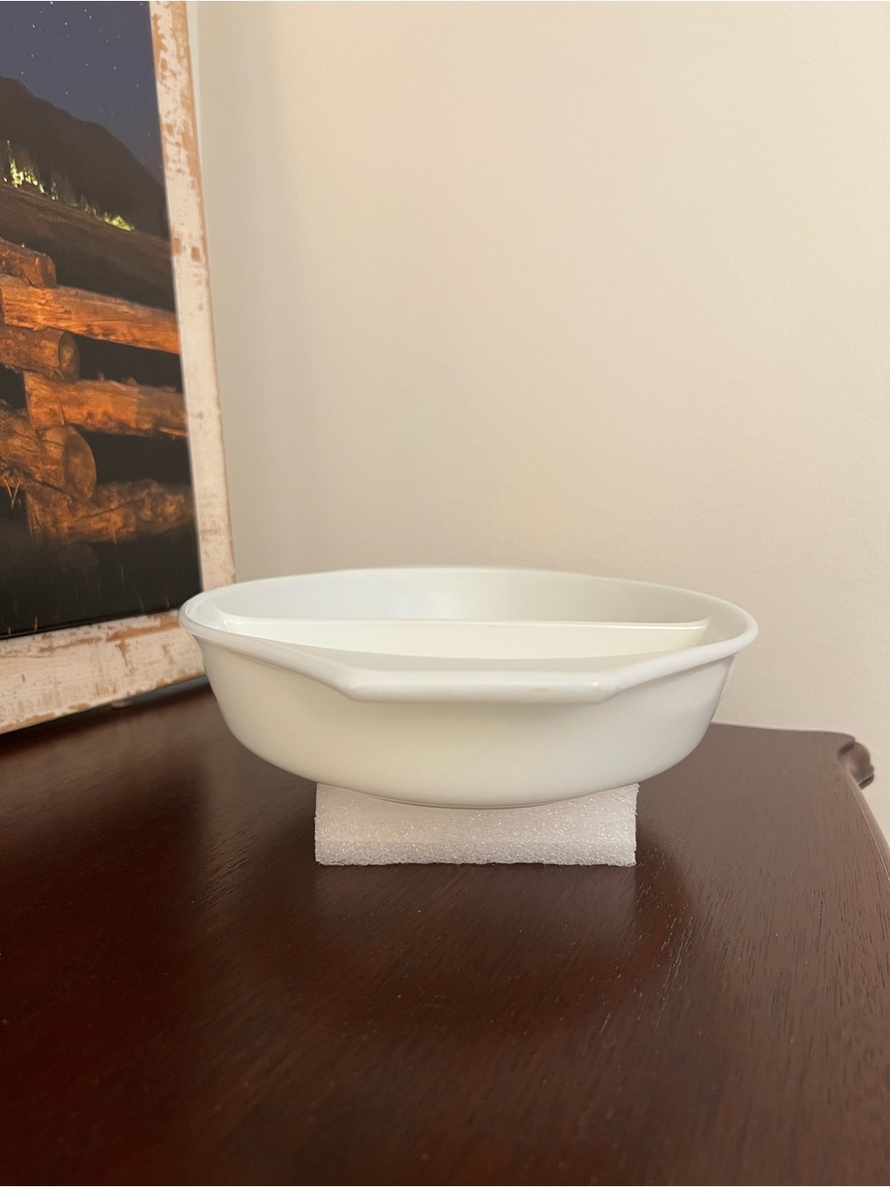 Vintage Pyrex Town And Country Oval Divided Casserole Dish - Picture 4 of 4